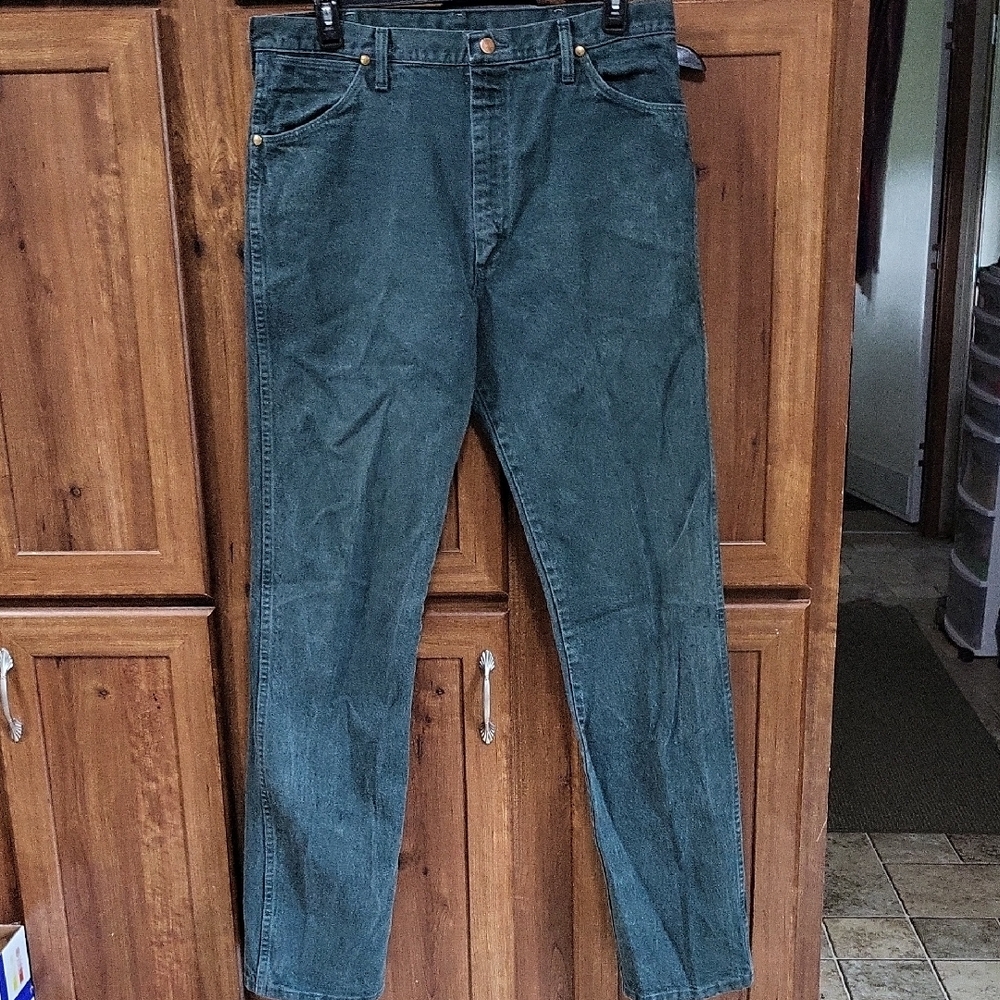 Wrangler Western Green Denim Jeans